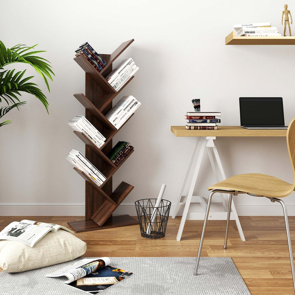 9-Tier Tree Bookshelf