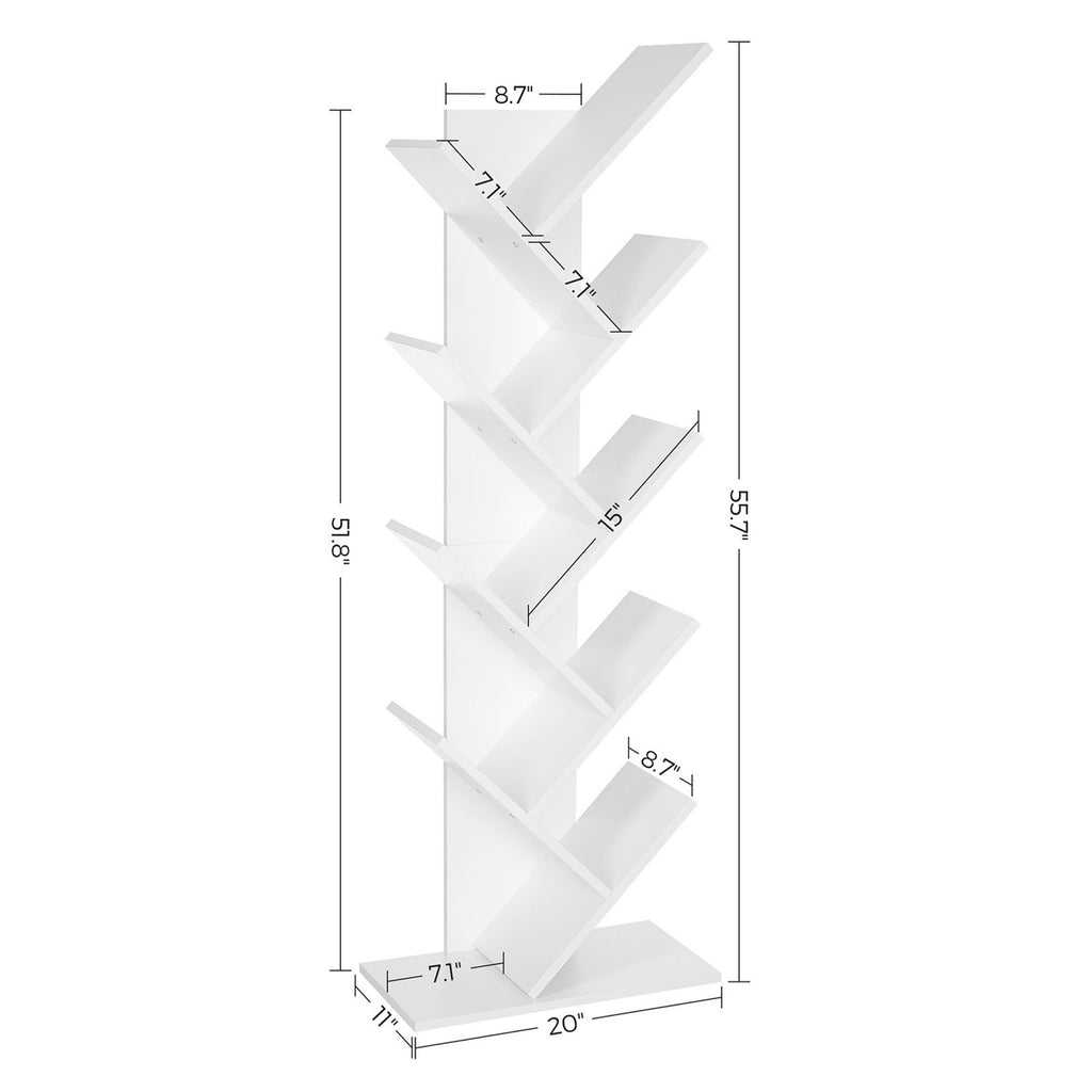 9-Tier Tree Bookshelf